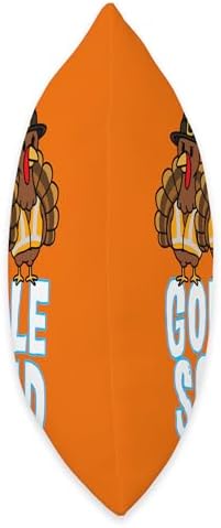 Coworker Swagazon Associate Thanksgiving Turkey Gobble Squad Throw Pillow - Image 2