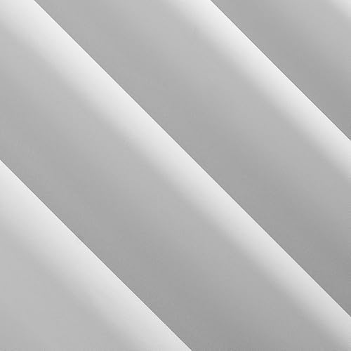 Sun Zero Oslo Theater Grade Extreme 100% Blackout Rod Pocket Curtain Panel, 52" x 63", White