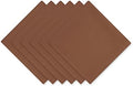 DII Solid Napkin Set Collection, 20x20, Leather Brown, 6 Piece by DII