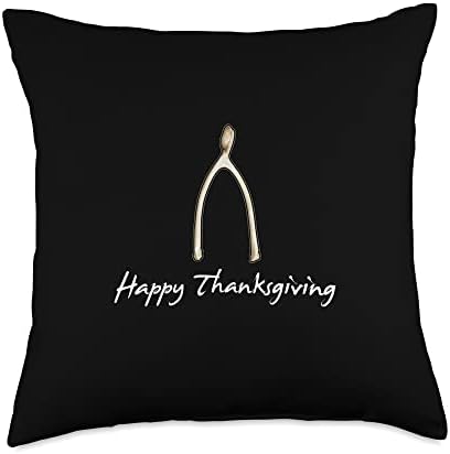 Roast Turkey Bone For Wishing Thanksgiving Holiday Dinner Throw Pillow by Unknown