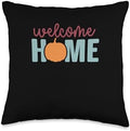 Welcome Home Fall Vibes Autumn Thanksgiving Throw Pillow by Unknown
