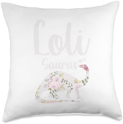 Loli Saurus Grandma Mother's Day Thanksgiving Christmas Throw Pillow by Unknown