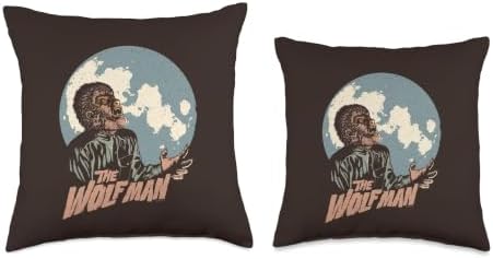 Universal Monsters Wolfman Moon Throw Pillow