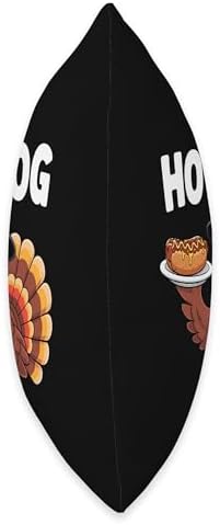 Thanksgiving Turkey Eat Hot Dog Throw Pillow - Image 2