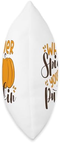 Whatever Spices Your Pumpkin Funny Thanksgiving Dinner Adult Throw Pillow - Image 2