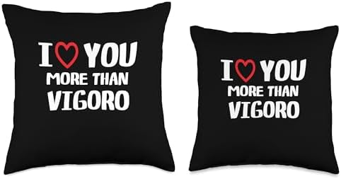 I heart You More than Vigoro Thanksgiving I Love You More Than Vigoro Shirt Funny Women Christmas Throw Pillow, 16x16, Multicolor - Image 3
