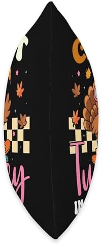 Cutest Turkey in The Flock Kids Fall Fashion Thanksgiving Throw Pillow - Image 2