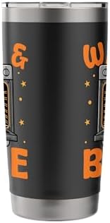 Wake & Bake Funny Cooks Thanksgiving Humor for Home Chefs Stainless Steel Insulated Tumbler - Image 4