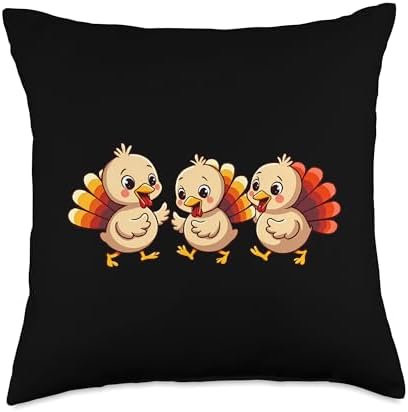 Baby Turkey Thanksgiving Turkey Thanksgiving Turkey Baby Throw Pillow by Unknown