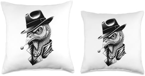 Turkey in Hat Classic Attire Thanksgiving Throw Pillow - Image 3