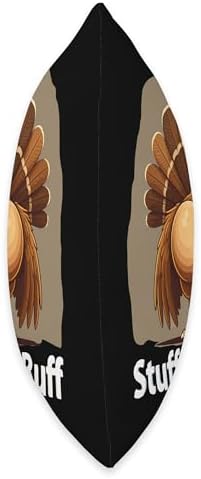 Funny Turkey Stuffed and Buff Boobs Thanksgiving Breast Throw Pillow - Image 2