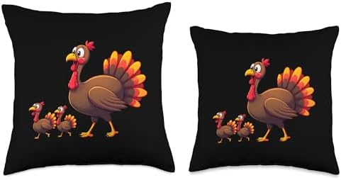 Baby Turkey Thanksgiving Turkey Thanksgiving Turkey Baby Throw Pillow - Image 3