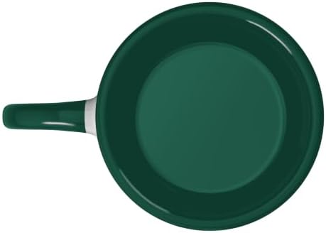 Zen Ideas Om Ohm Aum Symbol Spiritual Yoga Mandala Ceramic Mug, Dark Green/White, 11oz - Image 4