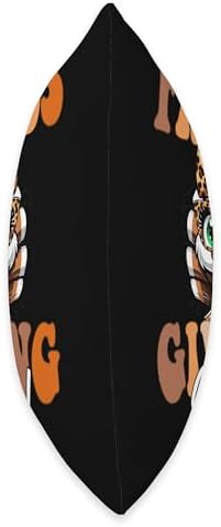 Friends Squad Thanksgiving 2024 Turkey Face Leopard Throw Pillow - Image 2