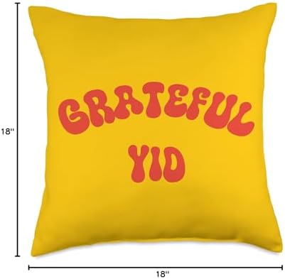Grateful Yid Thank You Hashem Jewish Thanksgiving Hebrew Throw Pillow - Image 4