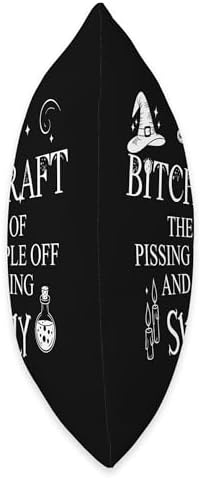 Bitchcraft The Art Pissing People Off While Smiling Sweetly Throw Pillow