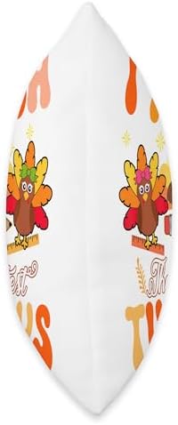 Family Happy Hallothanksmas Thanksgiving Christmas I Teach The Cutest Turkeys Teacher Thanksgiving Fall Season Throw Pillow, 18x18, Multicolor - Image 2