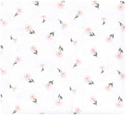 Hudson Baby Unisex Baby Cotton Flannel Receiving Blankets, Sage Floral, One Size - Image 3