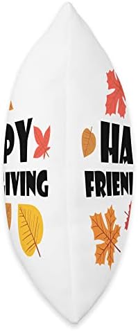 Happy Friendsgiving | Funny Thanksgiving Throw Pillow - Image 2