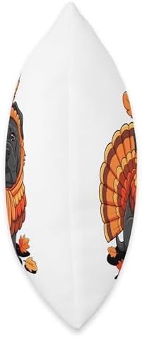 Thanksgiving Turkey Cane Corso Throw Pillow - Image 2