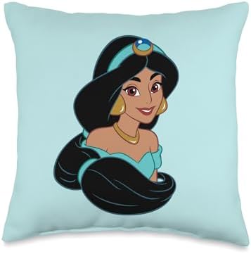 Disney Aladdin Princess Jasmine Big Face Costume Throw Pillow