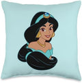 Disney Aladdin Princess Jasmine Big Face Costume Throw Pillow