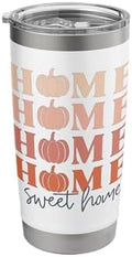 Home sweet home Thanksgiving men women boys & girls Stainless Steel Insulated Tumbler by Unknown
