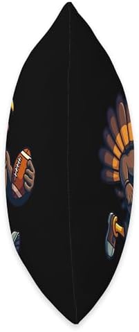 Thanksgiving Football Player Thanksgiving Football Turkey Throw Pillow - Image 2