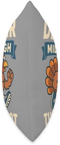 Denver Mile High Thanksgiving Day Turkey Trot Cute Runners Throw Pillow - Image 2