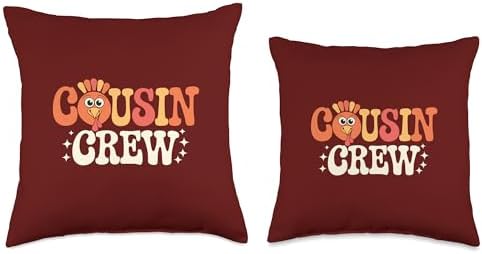 Cousin Crew 2024 For Thanksgiving Cousins Throw Pillow - Image 3