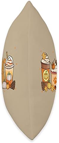 Cavalier Dog Coffee Lovers Pumpkin Spice Fall Thanksgiving Throw Pillow - Image 2