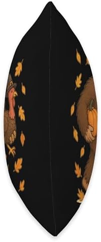 Bigfoot Thanksgiving Vibes for Thanksgiving Lovers and Fall Throw Pillow - Image 2