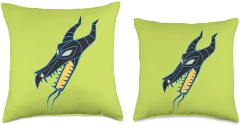 Disney Villains Maleficent Dragon Big Face Costume Throw Pillow