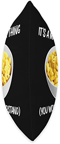 Cool Mac And Cheese For Men Women Macaroni Food Thanksgiving Throw Pillow - Image 2