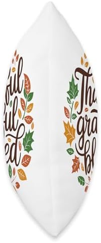 Thankful Grateful Blessed, Friendsgiving Thanksgiving Throw Pillow - Image 2