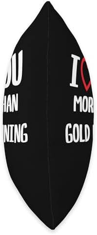 I heart You More than Gold Panning Thanksgiving I Love You More Than Gold Panning Shirt Women Christmas Throw Pillow, 16x16, Multicolor - Image 2