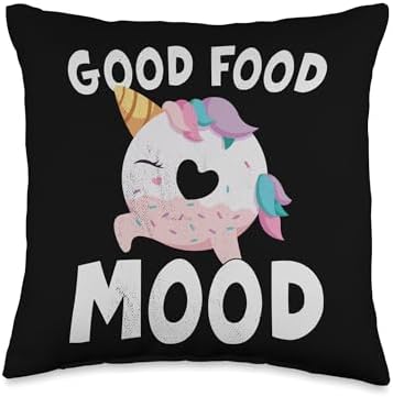 FUNNY THANKSGIVING DESIGNS Donut Costume Graphic Throw Pillow, 16x16, Multicolor by Unknown
