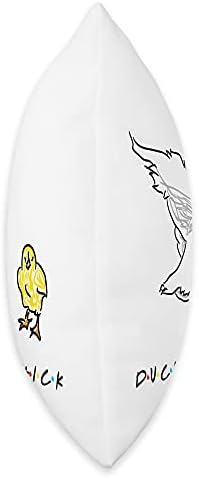 Duck And Chick Funny Quote Throw Pillow - Image 2