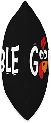 Thanksgiving Day Shirts and Gifts TPS Thanksgiving Costume Gifts Turkey Face Funny Gobble Throw Pillow, 16x16, Multicolor - Image 2