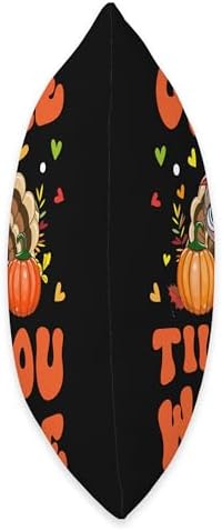 Gobble Til You Wobble For Love Gobble Til You Wobble Cute Girl Boy Turkey Thanksgiving Kid Throw Pillow, 16x16, Multicolor - Image 2