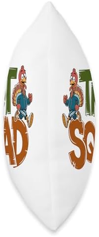Trot Squad, Friendsgiving Squad Running Thanksgiving Throw Pillow - Image 2