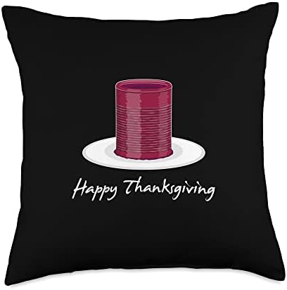 Canned Cranberry Jellied Sauce Throw Pillow by Unknown