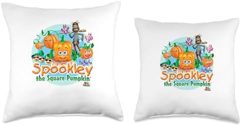 Spookley the Square Pumpkin Group Throw Pillow