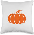 Funny Tee For Thanksgiving M23T Pumpkin For Thanks Pumpkin Funny Tee for Thanksgiving Throw Pillow, 16x16, Multicolor by Unknown