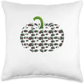 Garbage Trucks Costume Driver Halloween Thanksgiving Pumpkin Throw Pillow by Unknown