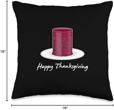 Canned Cranberry Jellied Sauce Throw Pillow - Image 4