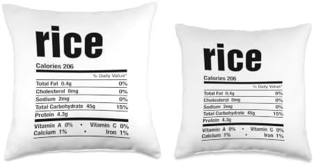 Rice Funny Thanksgiving Christmas Family Matching Throw Pillow - Image 3
