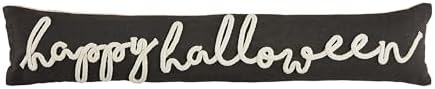 Mud Pie Halloween Glow in The Dark Rope Pillow, 35" x 7"