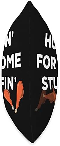 Huffin' For Some Stuffin Thanksgiving Thankful Blessed Throw Pillow - Image 2