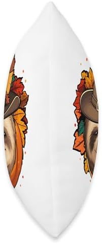 Funny Thanksgiving Sloth Throw Pillow - Image 2